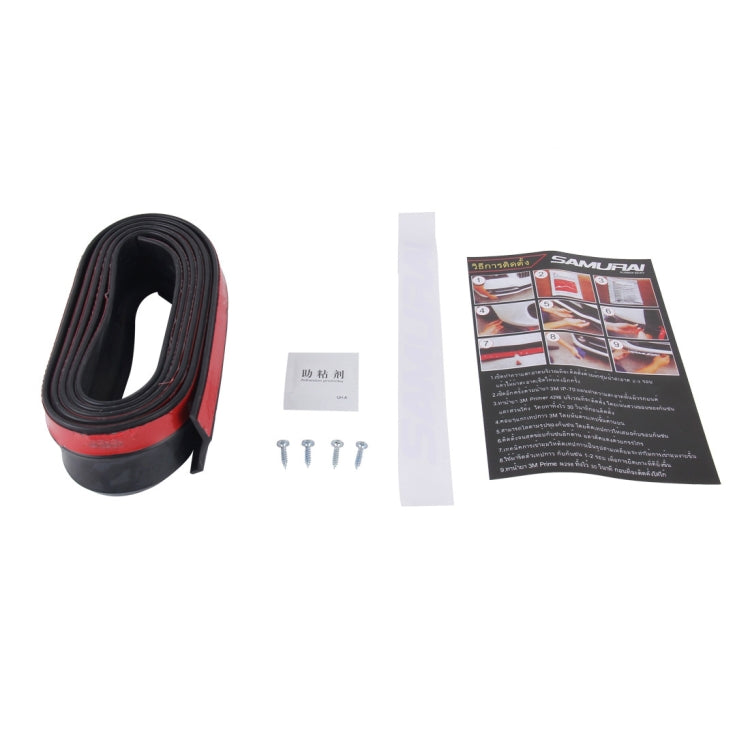 Universal 2.5m Car Front Bumper Lip Splitter Spoiler Skirt Adhesive Protector, 2.5m