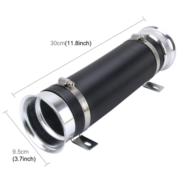 Car Auto Universal Tube Air Filter Adjustable Cold Air Injection Intake System Pipe Without Air Filter