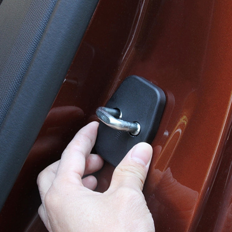 4 PCS Car Door Lock Buckle Decorated Rust Guard Protection Cover for Toyota RAV4 Corolla Reiz VIOS Camry Highlander Yaris Prado Prius Crown, For Toyota RAV4