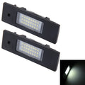 2 PCS License Plate Light with 24 SMD-3528 Lamps for BMW E87, For BMW E87