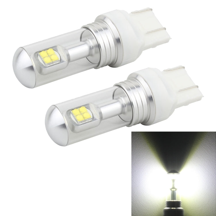 2 PCS  7443 40W 800 LM 6000K Car Brake Light with 8 CREE Lamps, DC 12V, 7443