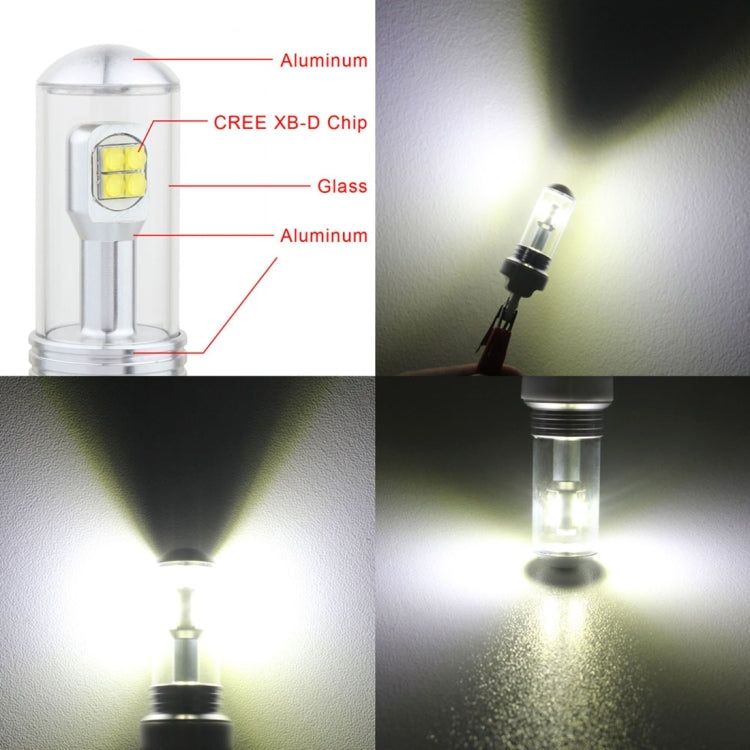 2 PCS  H7 40W 800 LM 6000K 8 CREE LEDs Car Fog Lights, DC 12V, H7