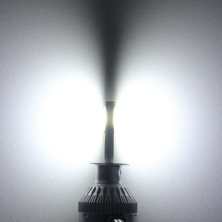2 PCS  H13 18W 1800 LM 6000K IP68 Canbus Constant Current Car LED Headlight with 2 COB Lamps, DC 9-36V, H13