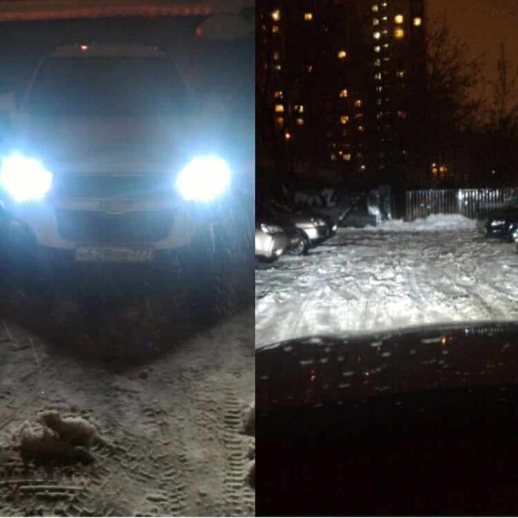 2 PCS  H13 18W 1800 LM 6000K IP68 Canbus Constant Current Car LED Headlight with 2 COB Lamps, DC 9-36V, H13