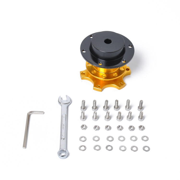Universal Aluminum Car Steering Wheel Quick Release HUB Racing Adapter Snap Off Boss Kit, A1566