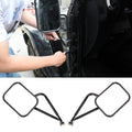 2 PCS Car Door Off Side View Mirror Rectangular Reversing Mirrors for Jeep Wrangler JL 2018, For Jeep Wrangler JL 2018