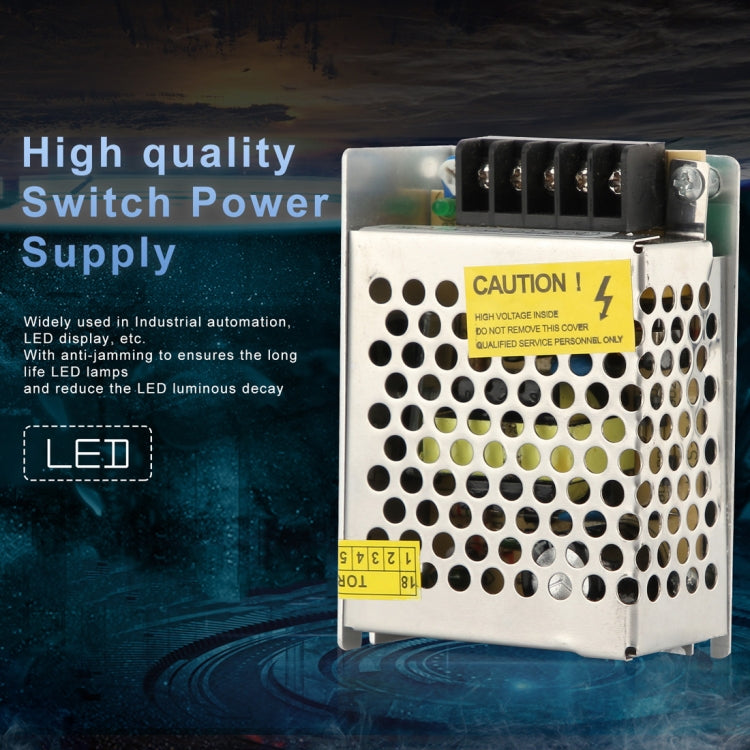 S-24W-12 24W AC 220V to DC 12V 2A Car Regulated Switching Power Supply, S-24W-12