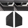 2 PCS Car Carbon Fiber Seat Adjustment Panel Decorative Sticker for Mercedes-Benz W204 2007-2013, Seat Adjustment (C)
