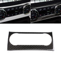 Car Carbon Fiber Air Conditioning Knob Control Panel Decorative Sticker for Mercedes-Benz W204 C Class 2011-2013, Air Conditioning Knob (German Flag)