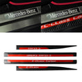4 PCS Car Carbon Fiber Threshold Decorative Sticker for Mercedes-Benz W204 C Class 2007-2013, Threshold