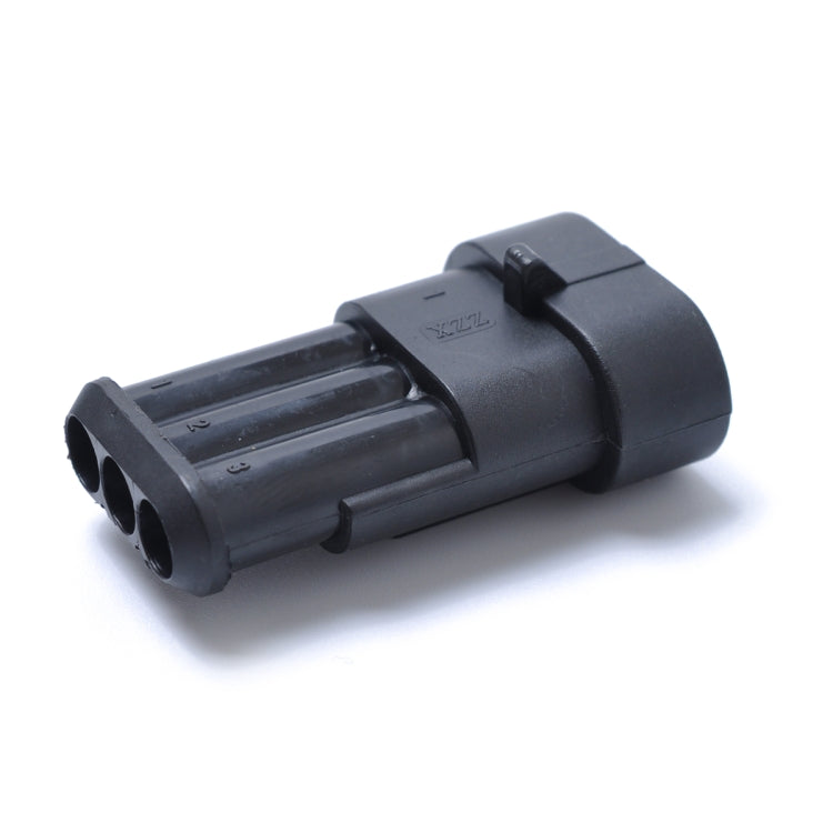 10 Sets 3 Pins Way Sealed Waterproof Electrical Wire Connector Plug Terminal Car Auto Set, A0312