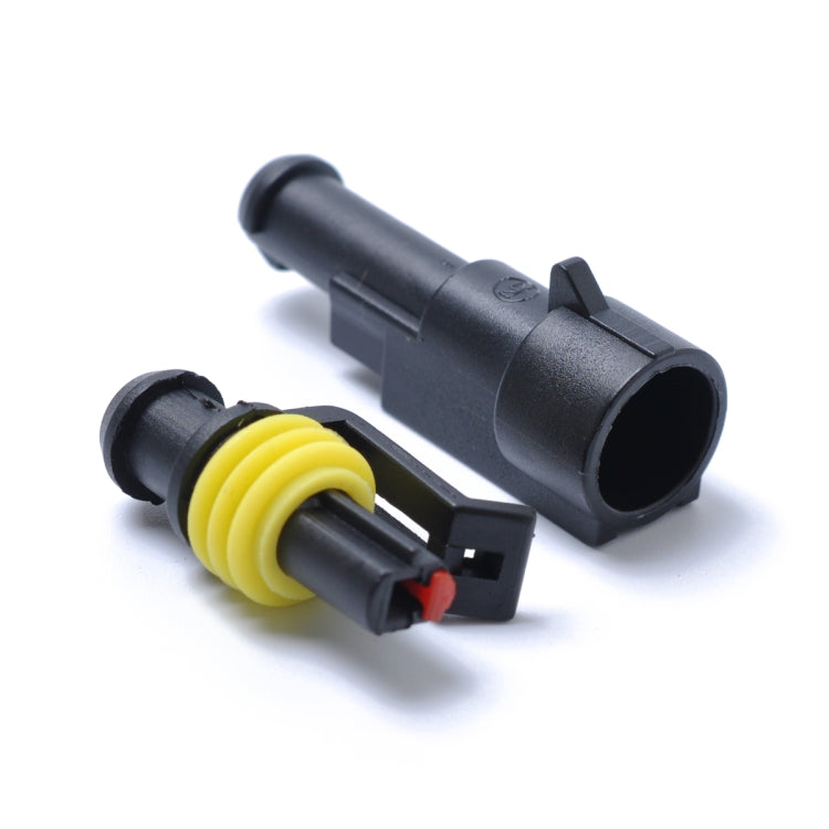 10 Sets 1 Pin Way Sealed Waterproof Electrical Wire Connector Plug Terminal Car Auto Set, A0311