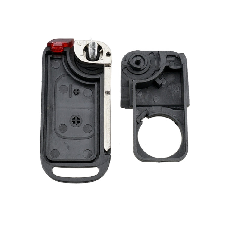 For Mercedes-Benz Car Keys Replacement 2 Buttons Car Key Case with Foldable Key Blade, 2 Buttons