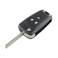 For Opel Car Keys Replacement 3 Buttons Car Key Case with Foldable Key Blade, 3 Buttons with Foldable Key Blade