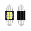 2 PCS 31mm DC12V-24V 3W 6000K 660LM 6LEDs SMD-3030 Car Reading Lamp / License Plate Light, 31mm (3W)