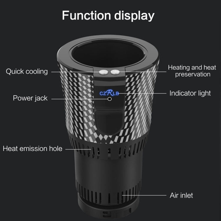 Portable 12V Car Smart Dual-purpose Heating Cooling Cup Holder, For Car