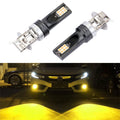 2 PCS H3 DC12V-24V / 12W / 3000K / 800LM 12LEDs SMD-3030 Car LED Fog Light, H3