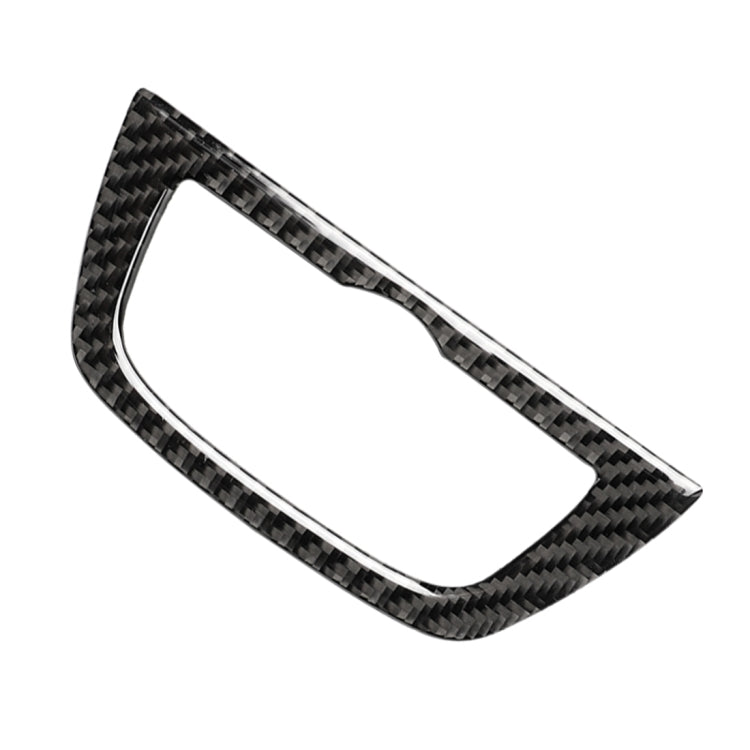 Car Carbon Fiber Headlight Switch Frame Decorative Sticker for BMW 5 Series G38 528Li / 530Li / 540Li 2018, Headlight Switch Frame