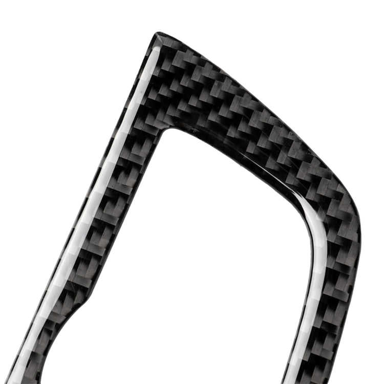 Car Carbon Fiber Headlight Switch Frame Decorative Sticker for BMW 5 Series G38 528Li / 530Li / 540Li 2018, Headlight Switch Frame