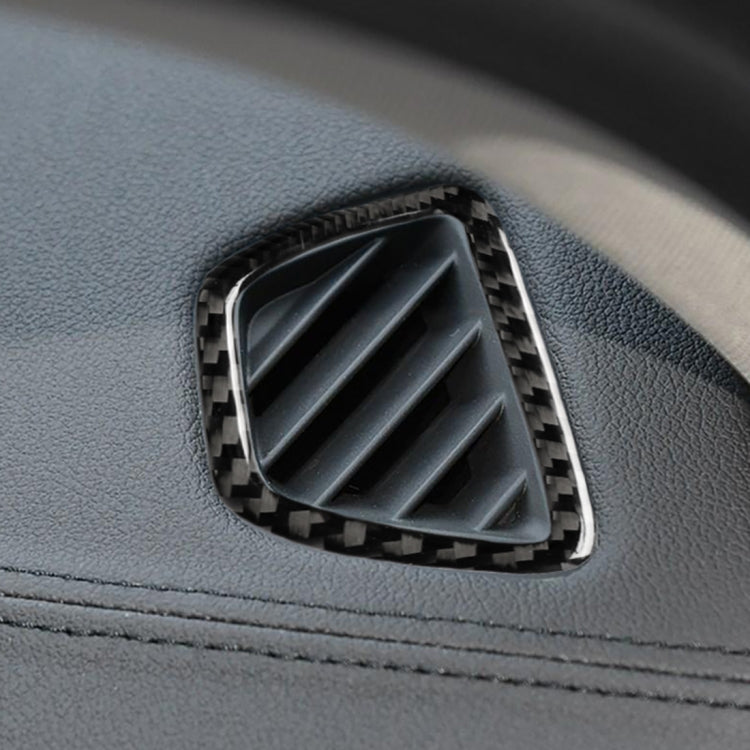 Car Carbon Fiber Instrument Air Vent Frame Decorative Sticker for BMW 5 Series G38 528Li / 530Li / 540Li 2018, Left Drive, Instrument Air Vent