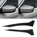 2 PCS Car Carbon Fiber Rearview Mirror Bumper Strip Decorative Sticker for BMW G30 (2018-2019) / G11 (2016-2019), Left Drive without Lens, Rearview Mirror Left Drive without Lens