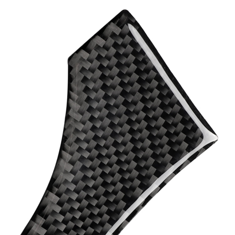2 PCS Car Carbon Fiber Rearview Mirror Bumper Strip Decorative Sticker for BMW G30 (2018-2019) / G11 (2016-2019), Left Drive without Lens, Rearview Mirror Left Drive without Lens
