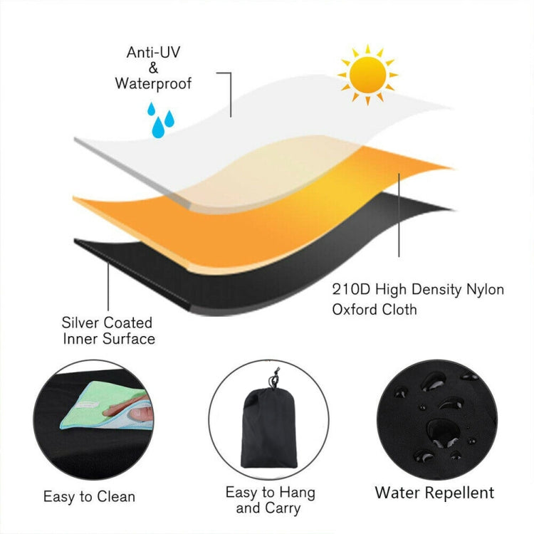 210D Oxford Cloth Waterproof Sunscreen Scooter Tractor Car Cover, Size: L, Size: L
