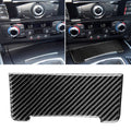 Car Carbon Fiber Storage Cigarette Lighter Panel Decorative Sticker for Audi 2010-2018 Q5 / 2009-2016 A4L / 2009-2016 A5, Storage Cigarette Lighter