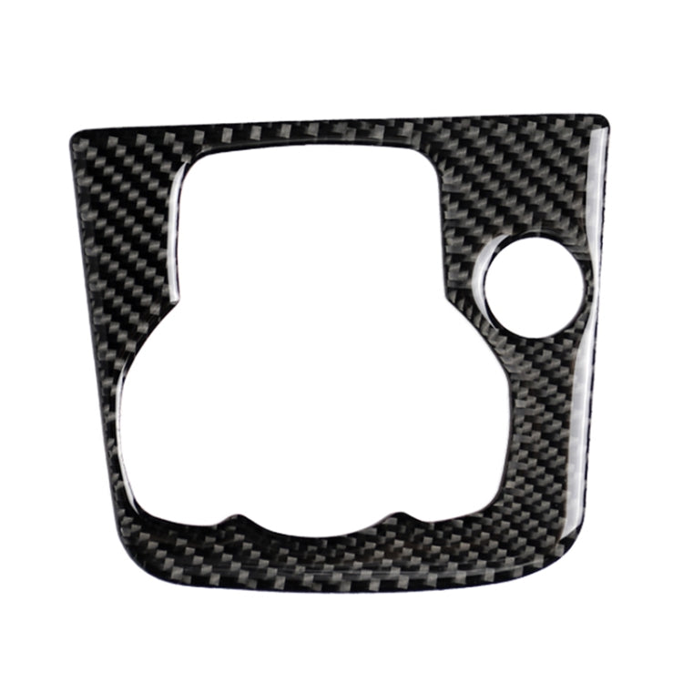Car Carbon Fiber Left Drive Multimedia Frame A Decorative Sticker for Mazda Axela 2013-2016, Left Drive Multimedia Frame A
