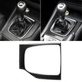 Car Carbon Fiber Right Drive Manual Gear Frame C Decorative Sticker for Mazda Axela 2017-2018, Right Drive Manual Gear Frame C