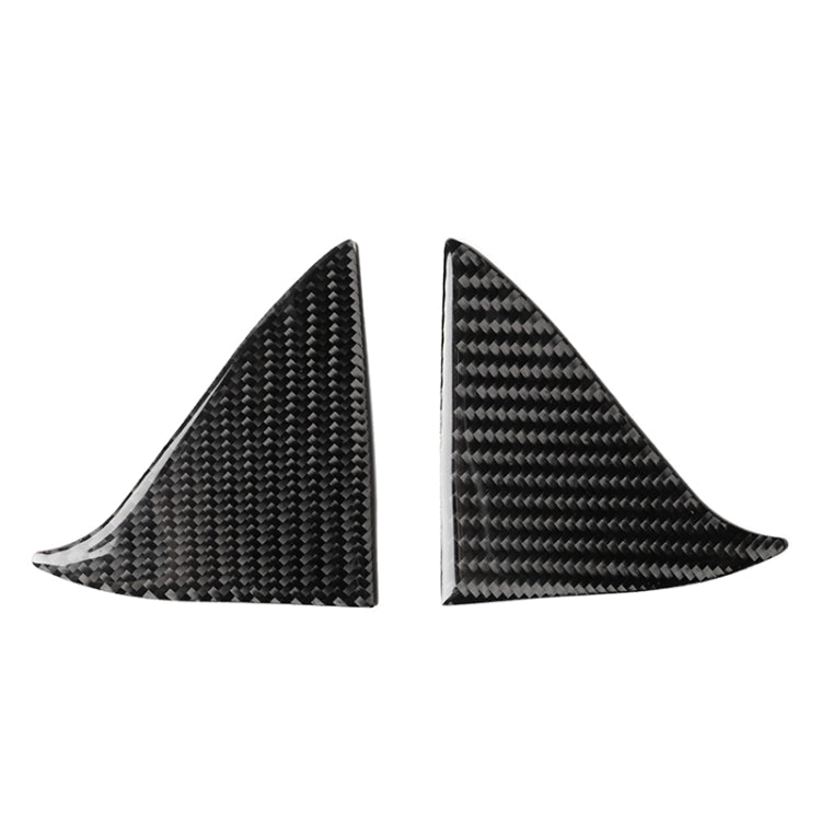 Car Carbon Fiber Front Inner Door A Triangle Decorative Sticker for Mazda Axela 2017-2018, Front Inner Door A Triangle