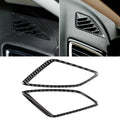Car Carbon Fiber Instrument Air Outlet Decorative Sticker for Mazda Axela 2014 / 2017-2018, Instrument Air Outlet