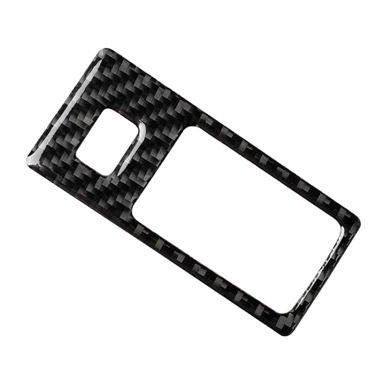 Car Carbon Fiber Headlight Adjustment Frame Decorative Sticker for Mazda Axela 2014 / 2017-2018, Left Drive, Headlight Adjustment Frame (B)