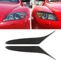 Car Carbon Fiber Light Eyebrow for Mazda RX-8 Coupe 2004-2008, For Mazda RX-8