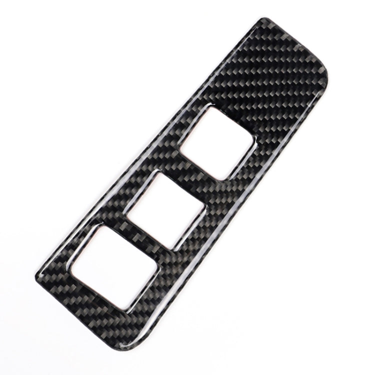 Car Carbon Fiber Headlight Switch Frame Decorative Sticker for Cadillac XT5 2016-2017, Low Version, Left Drive, Headlight Switch, Low Version