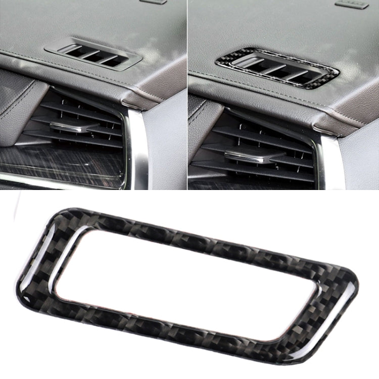Car Carbon Fiber Air Outlet Decorative Sticker for Cadillac XT5 2016-2017, Left Drive, Air Outlet