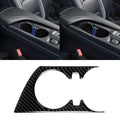 Car Carbon Fiber Water Cup Holder Decorative Sticker for Chevrolet Camaro 2017-2019, Water Cup Holder