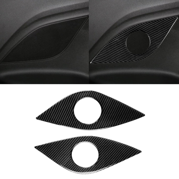 2 PCS Car Carbon Fiber Rear Horn Decorative Sticker for Chevrolet Camaro 2017-2019, Rear Horn