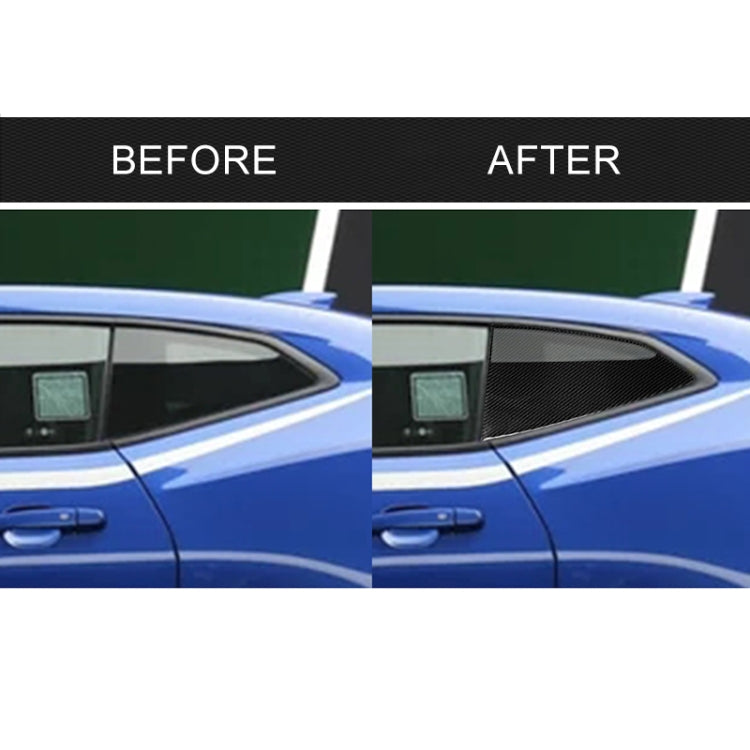 2 PCS Car Carbon Fiber Shutter Decorative Sticker for Chevrolet Camaro 2017-2019, Shutter