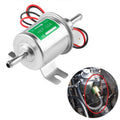 HEP-02A Universal Car 24V Fuel Pump Inline Low Pressure Electric Fuel Pump, 24V (Silver)