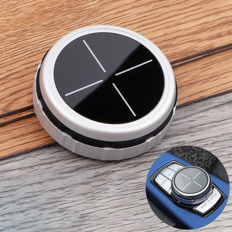Multi-function Knob Modified IDRIVE Button Decorative Cover for BMW 1 2 3 5 Series X1 X3 X5 X6, Five-button integrated Cross
