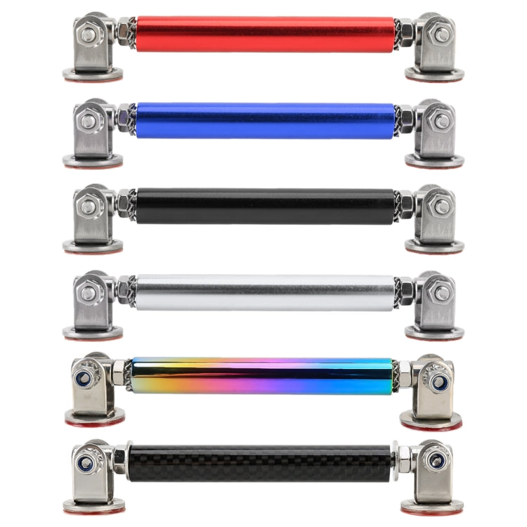 2 PCS Car Modification Adhesive Surrounded Rod Lever Front and Rear Bars Fixed Front Lip Back Shovel, Length: 10cm, 10cm (Silver), 10cm (Red), 10cm (Blue), 10cm (Colour), 10cm (Black)
