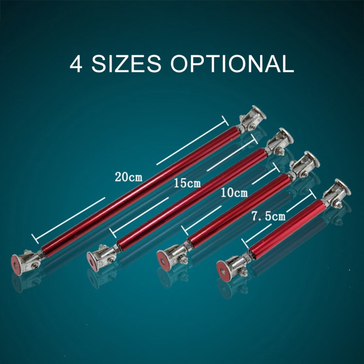 2 PCS Car Modification Adhesive Surrounded Rod Lever Front and Rear Bars Fixed Front Lip Back Shovel, Length: 10cm, 10cm (Silver), 10cm (Red), 10cm (Blue), 10cm (Colour), 10cm (Black)