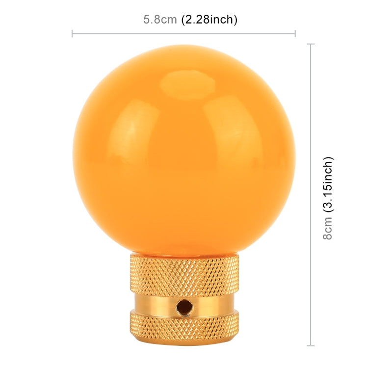 Universal Vehicle Ball Shape Modified Resin Shifter Gear Shift Knob, Resin Shifter Gear Shift Knob