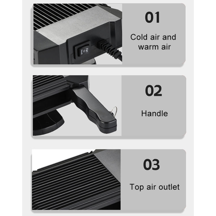 Car Heater Hot Cool Fan Windscreen Window Defroster DC 24V, DC 24V