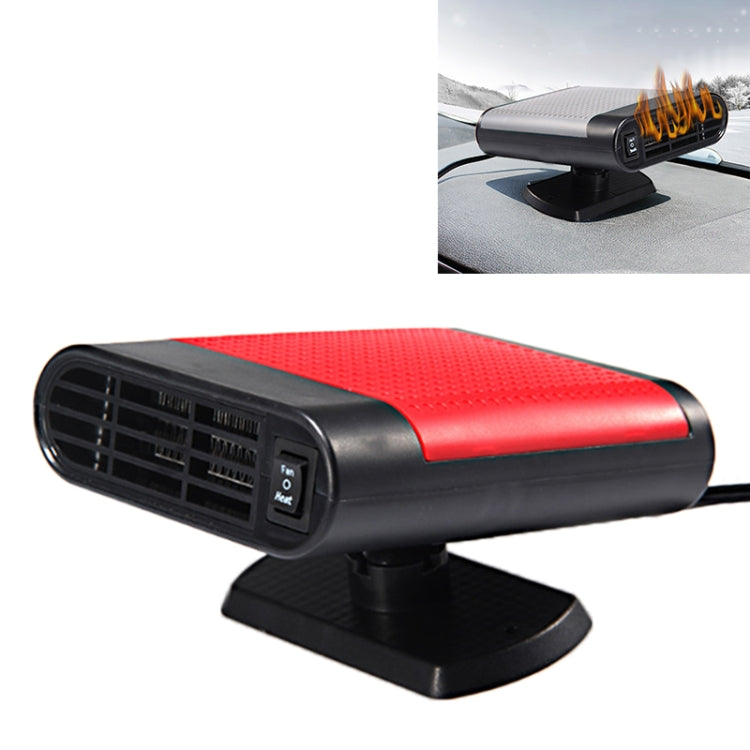 Car Heater Hot Cool Fan Windscreen Window Demister Defroster DC 12V, Ordinary Version, DC 12V, Ordinary Version (Red)