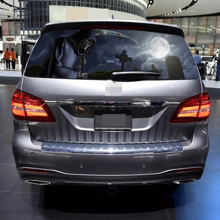 Death Cemetery Pattern Horror Series Car Rear Window Decorative Sticker, Size: 147 x 46cm, Size: 147 x 46cm