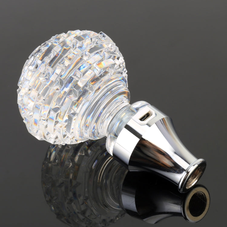 Universal Car Nest Shaped Crystal Gear Head Gear Shift Knob with Light, 4
