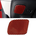 Car Carbon Fiber Main Driving Seat Storage Box Decorative Sticker for Ford Mustang 2015-2020, Main Driving Seat Storage Box