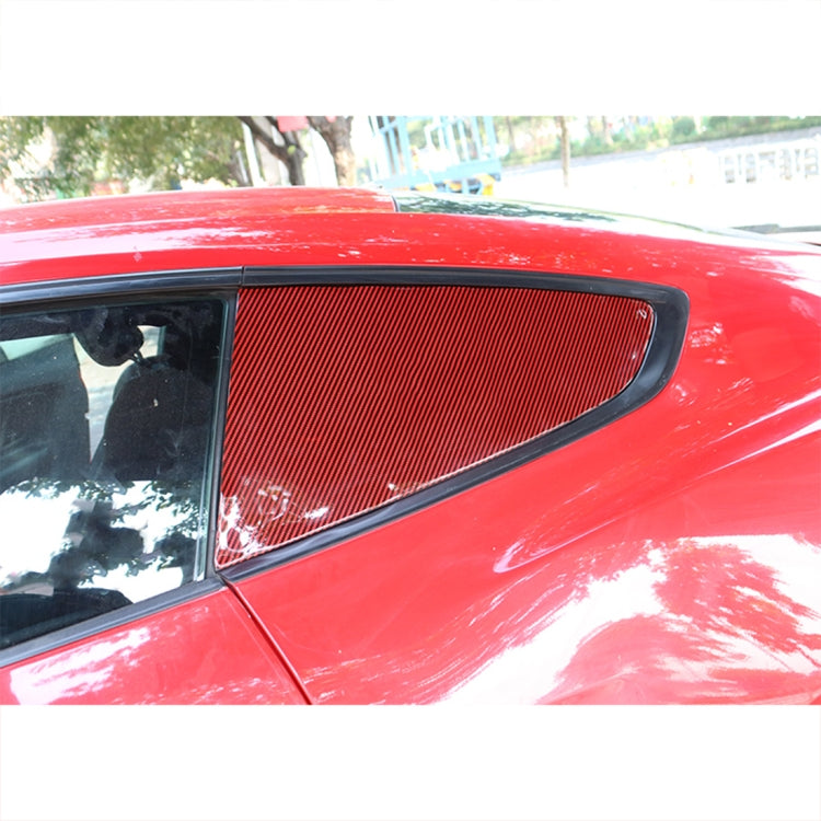 2 in 1 Car Carbon Fiber Shutter Decorative Sticker for Ford Mustang 2015-2020, Shutter